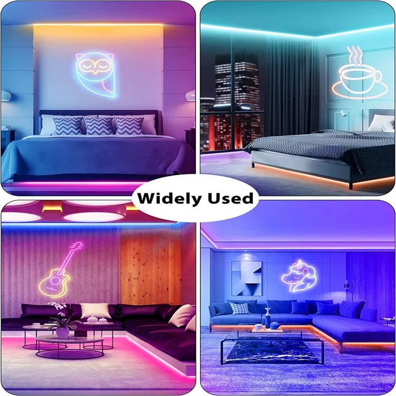 LED Neon Strip Lights - compatible with Alexa