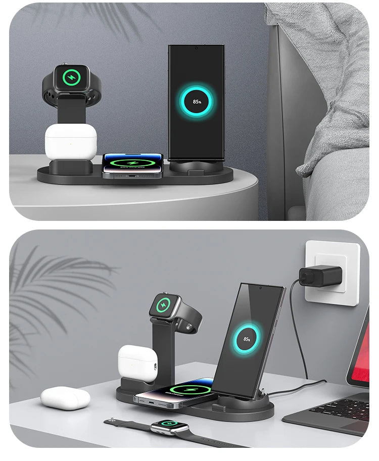 30W 7 in 1 Wireless Charger