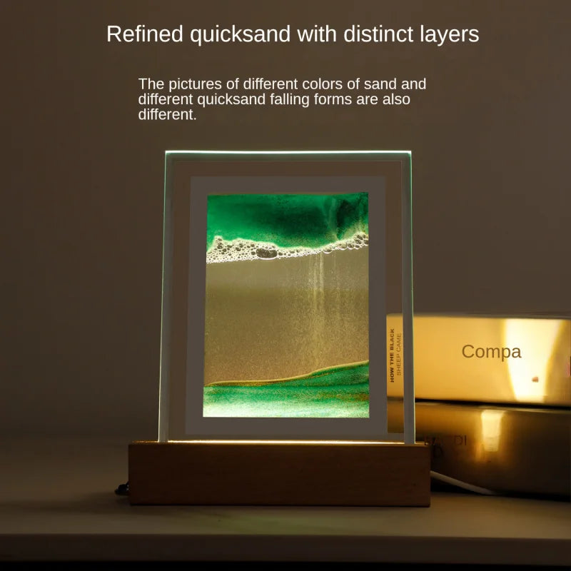 3D Art Sand Painting Lamp || Decoration || SQ1