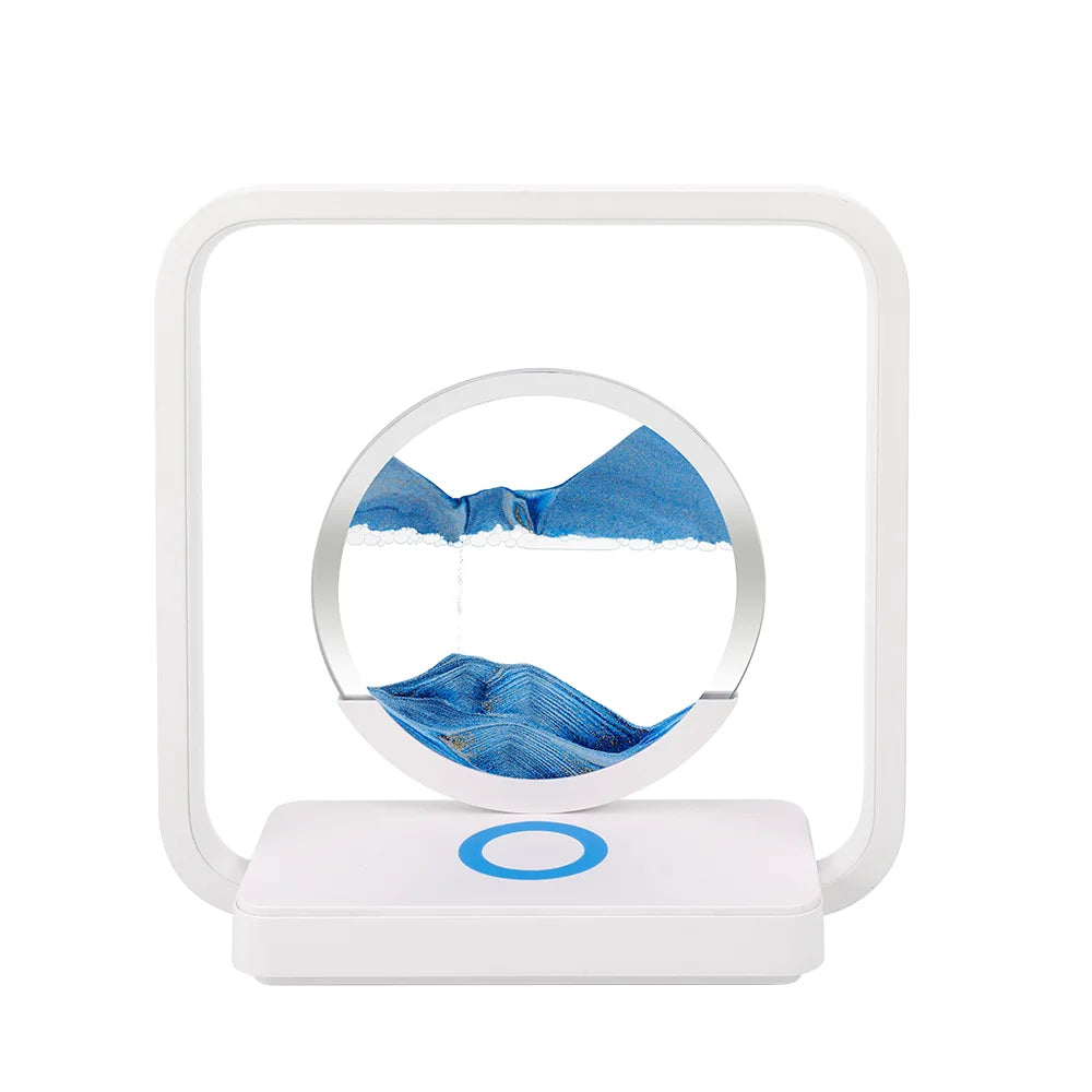 Quicksand Night Light with LED Wireless Charging