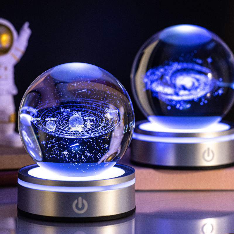 3D Luminous Crystal Ball
