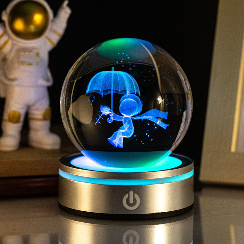 3D Luminous Crystal Ball