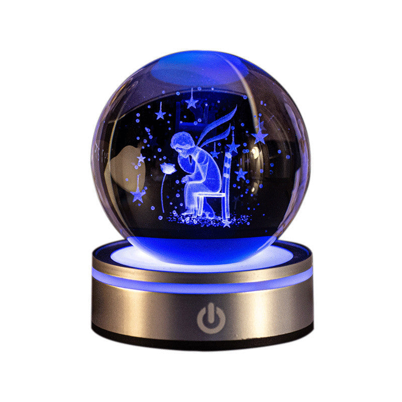 3D Luminous Crystal Ball