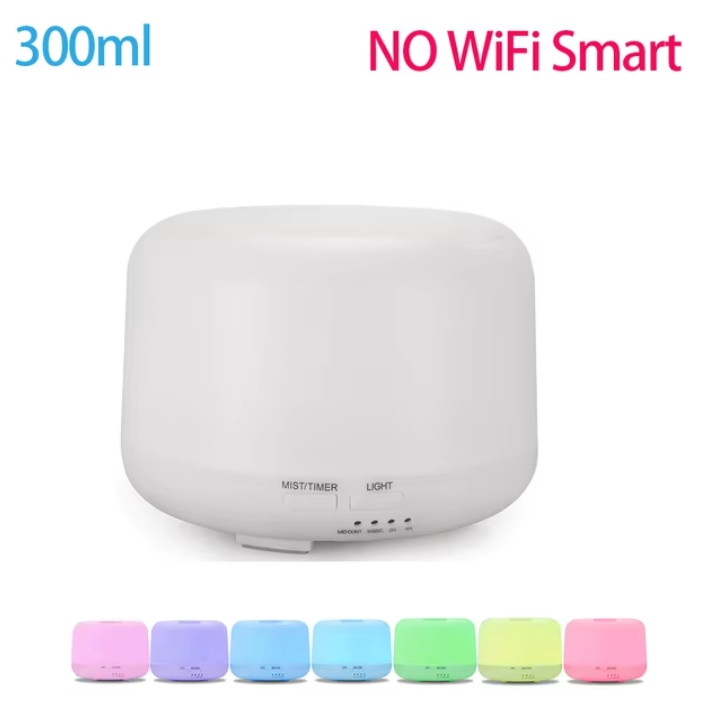 Smart Wifi Humidifier - Colorgul LED Light - App Controlled