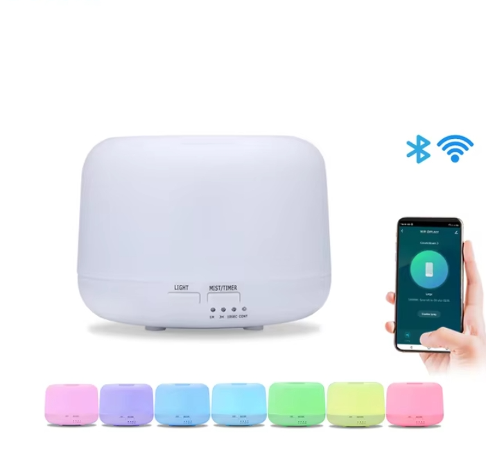 Smart Wifi Humidifier - Colorgul LED Light - App Controlled