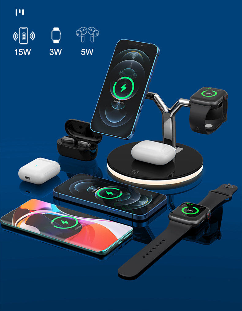 Wireless Charger || Multifunctional || Magnetic || Stand