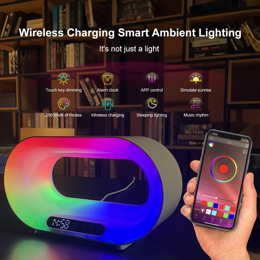 Wireless Charger || Multi-function || Alarm Clock