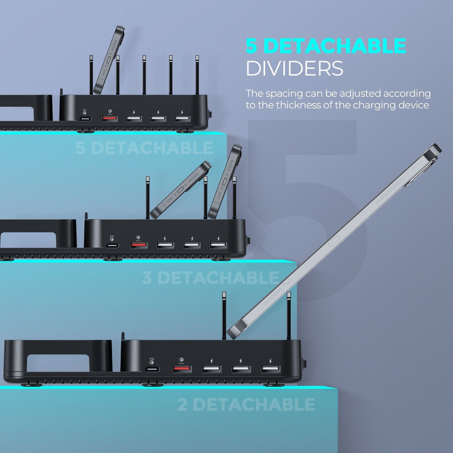 Wireless USB Charger || Multiple Devices