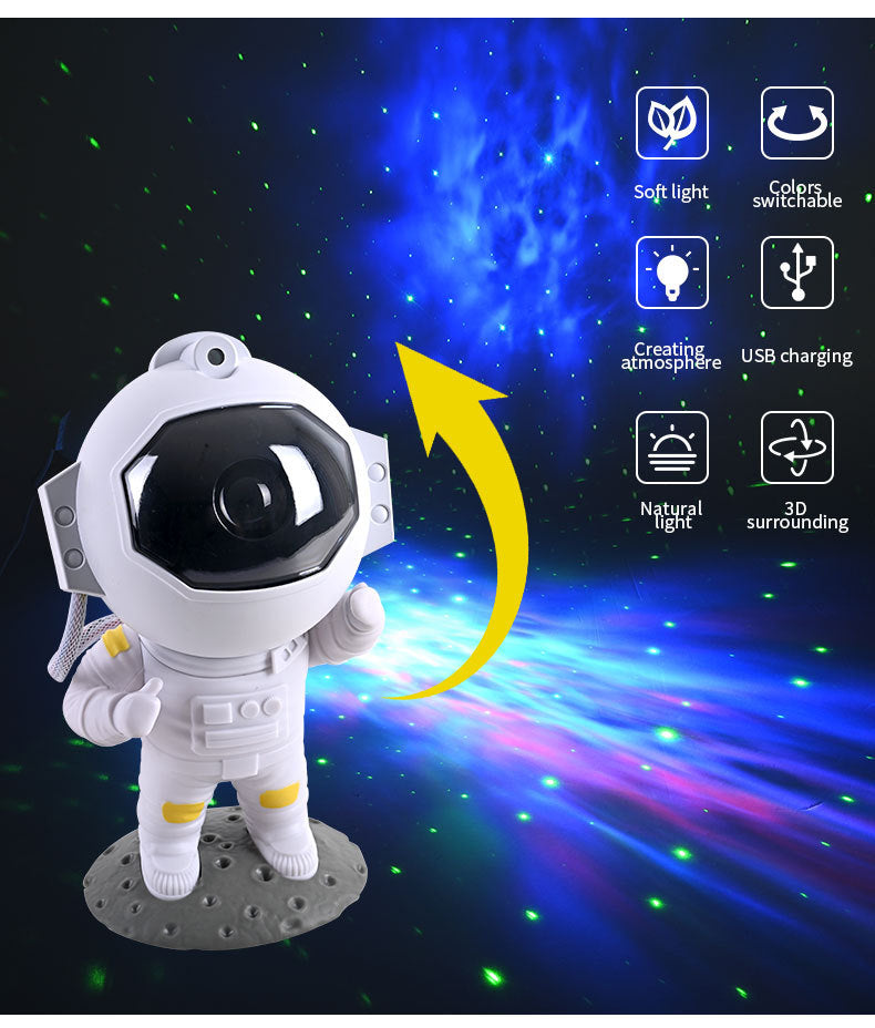 Night Light || Astronaut Lamp || Galaxy Projector