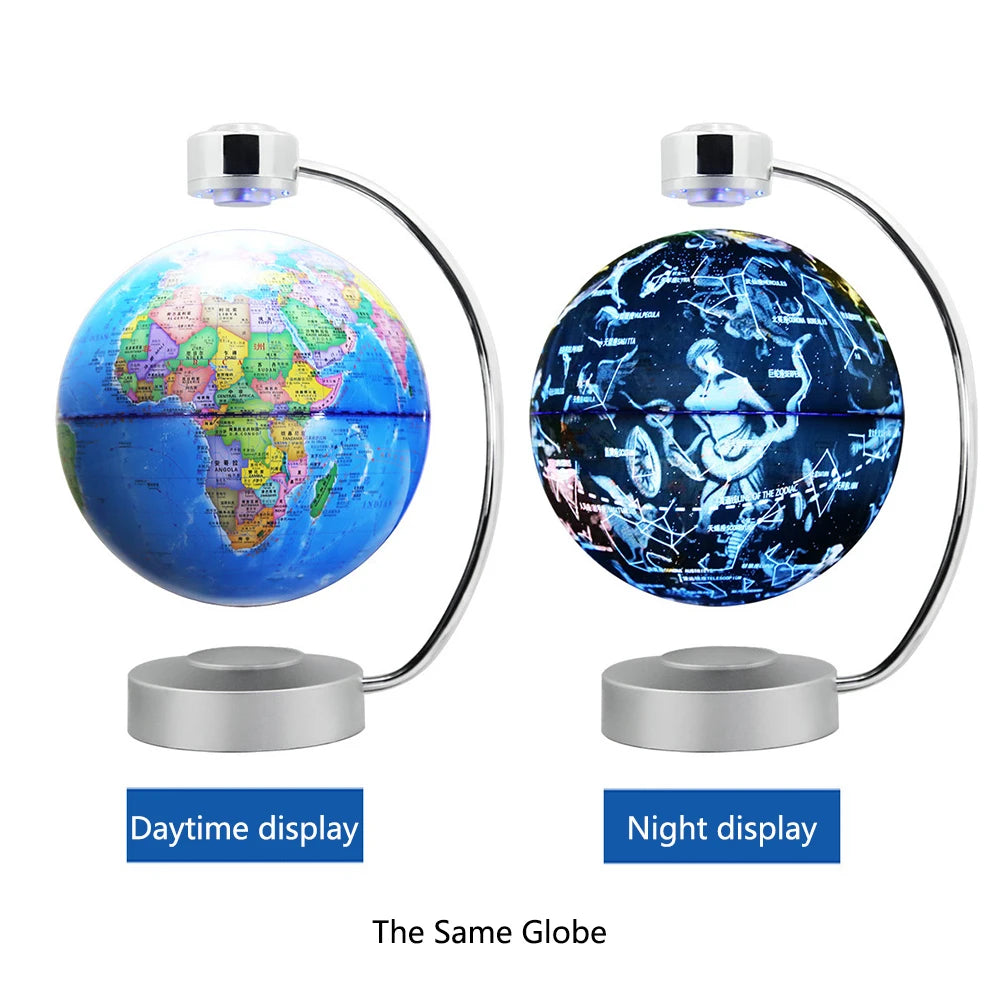 Magnetic Levitation Globe With LED || D3