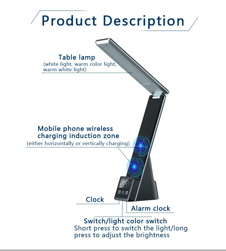 Night Light || Wireless Charger || Multifuntion