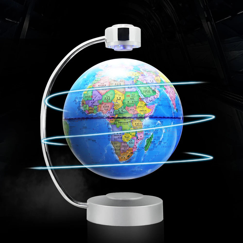 Magnetic Levitation Globe With LED || D3