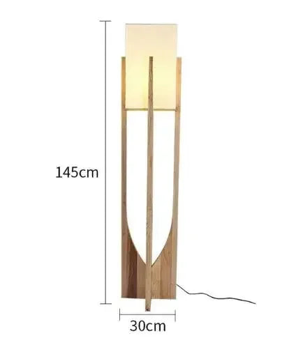 Nordic Designer Floor Lamps Solid Wooden