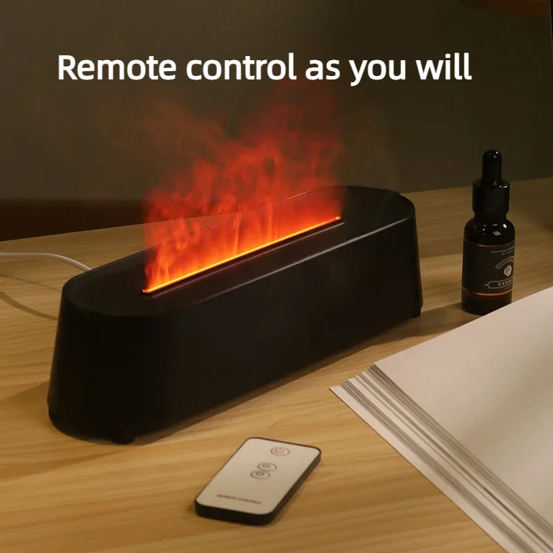 Aromatic Diffuser || Flame || Remote Control || Essential Oil || D2