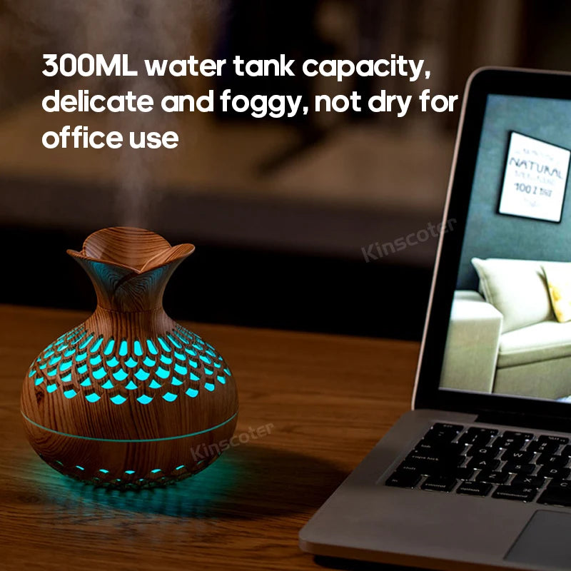 Wood Grain USB Aroma Diffuser