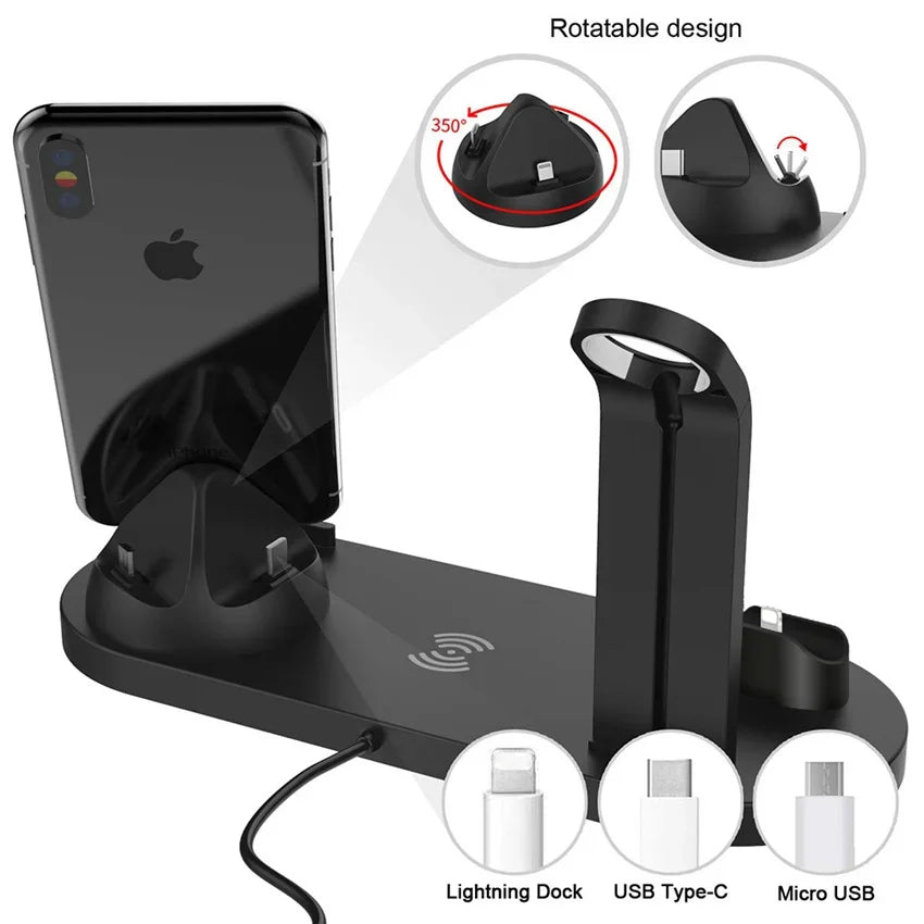 30W 7 in 1 Wireless Charger For iPhone