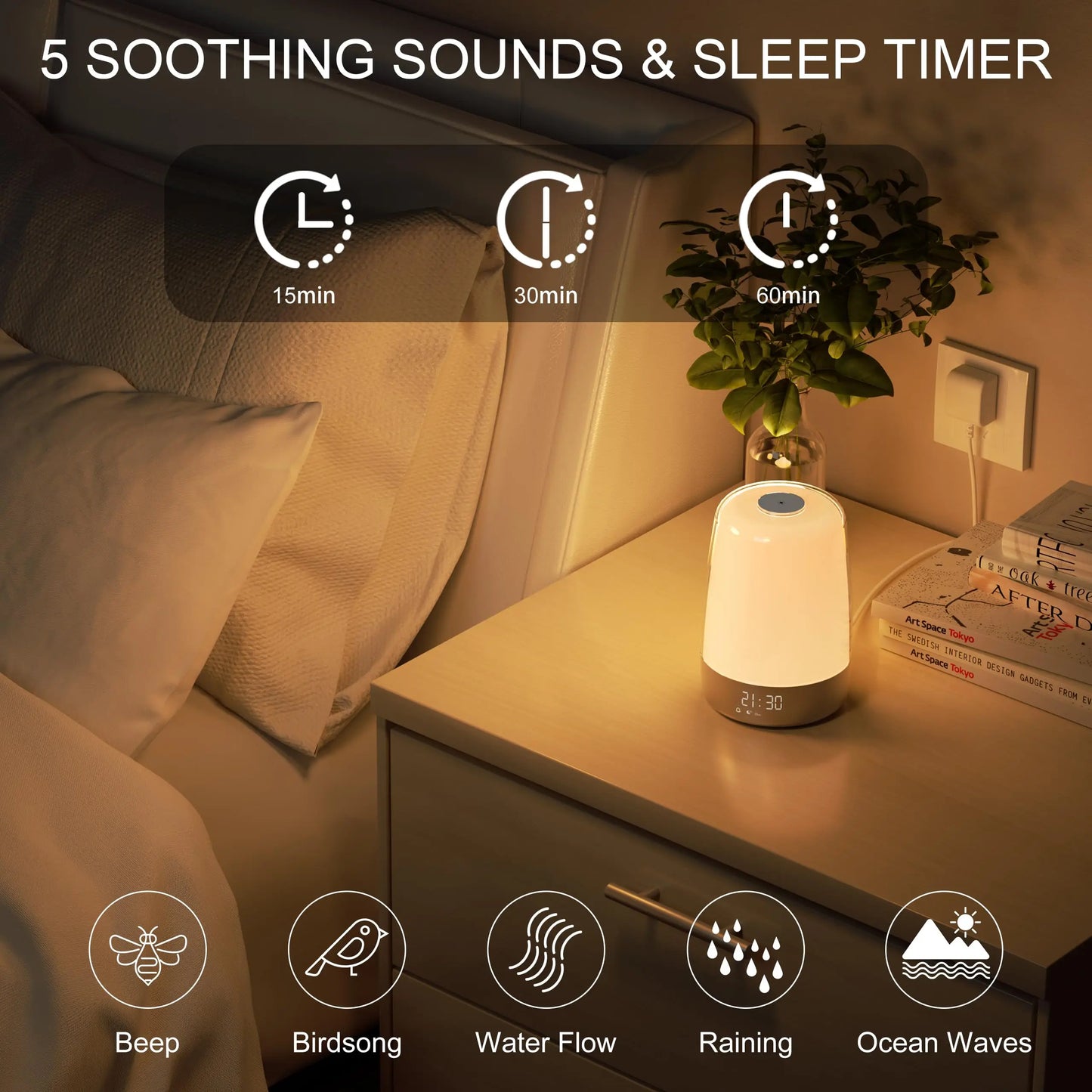 Sunrise Alarm Clock - Dimmable Ambient Touch