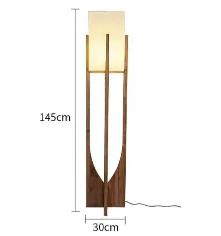 Nordic Designer Floor Lamps Solid Wooden