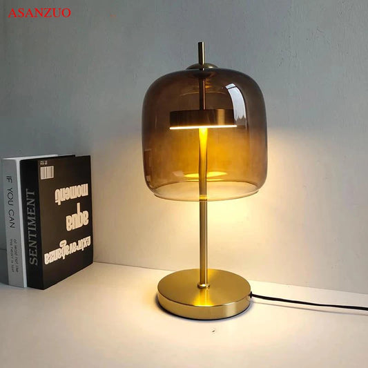 Nordic Glass Table Lamps LED