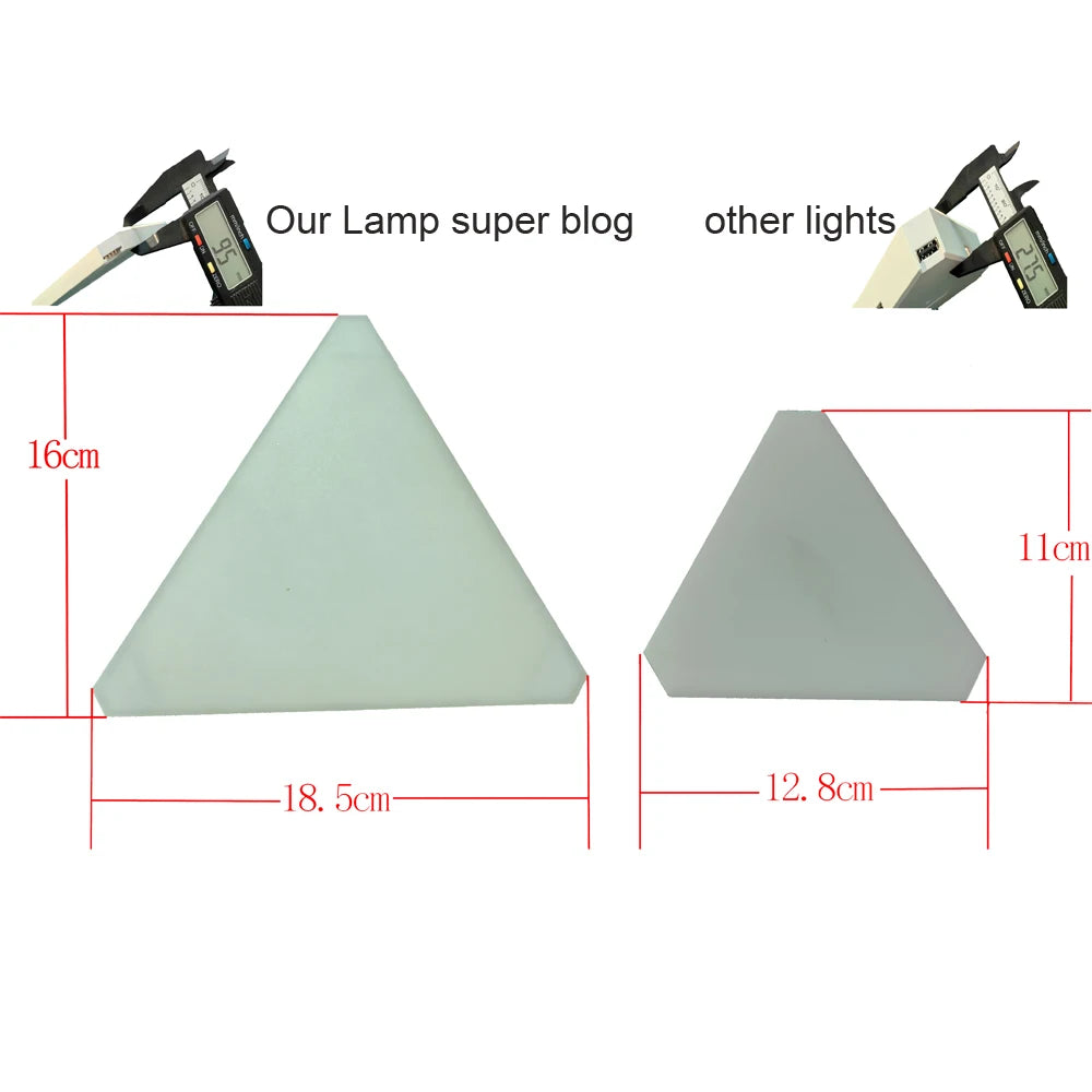 Super Thin WIFI Bluetooth LED Triangle Lamps - APP Control