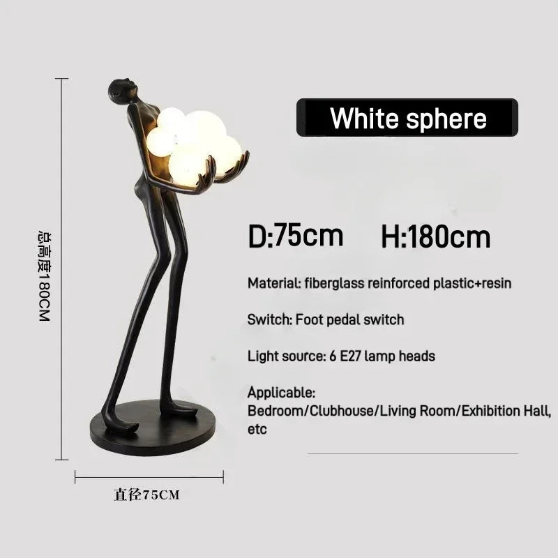 Decorative Floor Lamp Sculpture