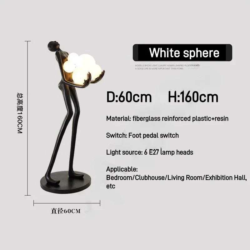 Decorative Floor Lamp Sculpture
