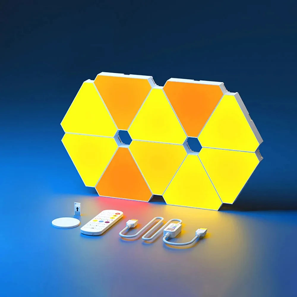 Triangle LED Quantum Light - RGB - APP Control - Wall Light