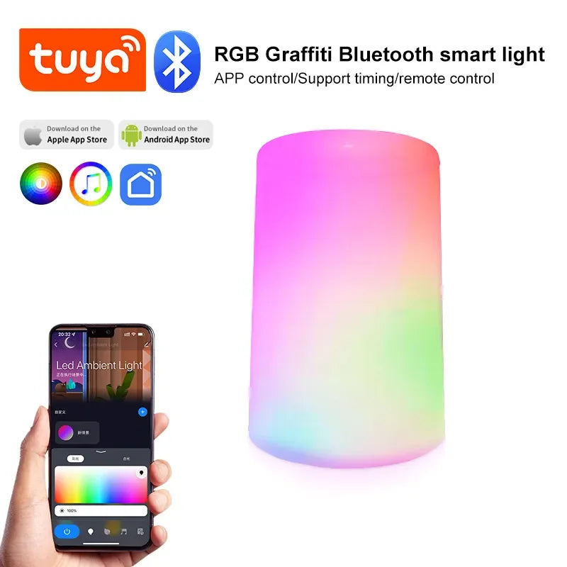 Bluetooth Smart Nightlight - App - Alexa - Google - Voice Assistant