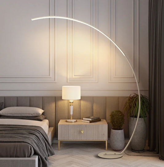 Nordic LED Corner Light Arc RGB Floor Lamps