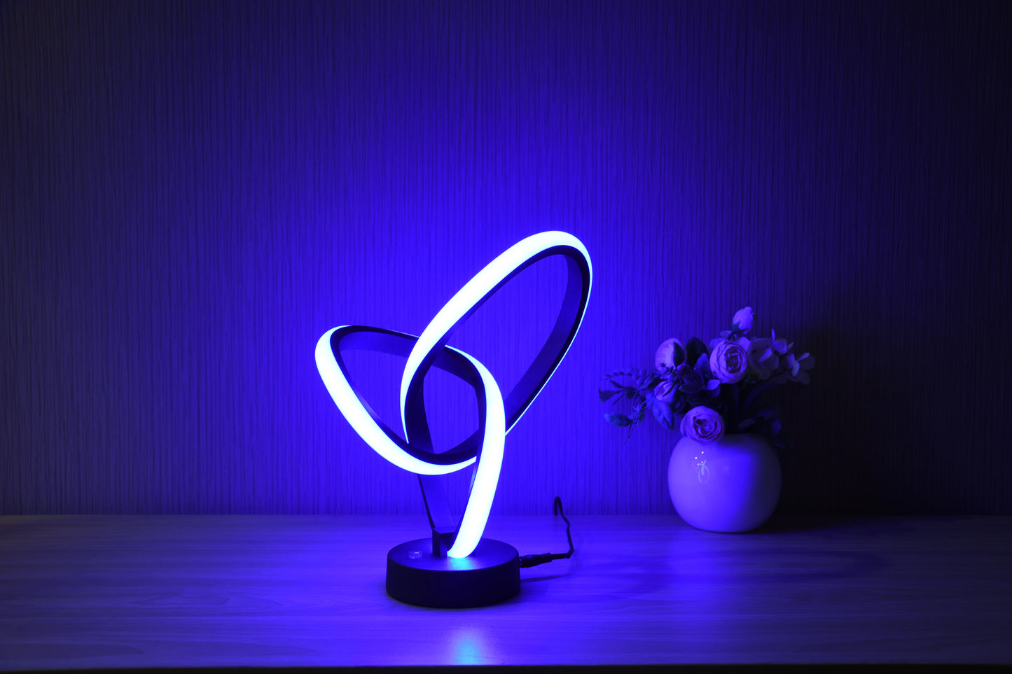 Modern LED Spiral Table Lamp