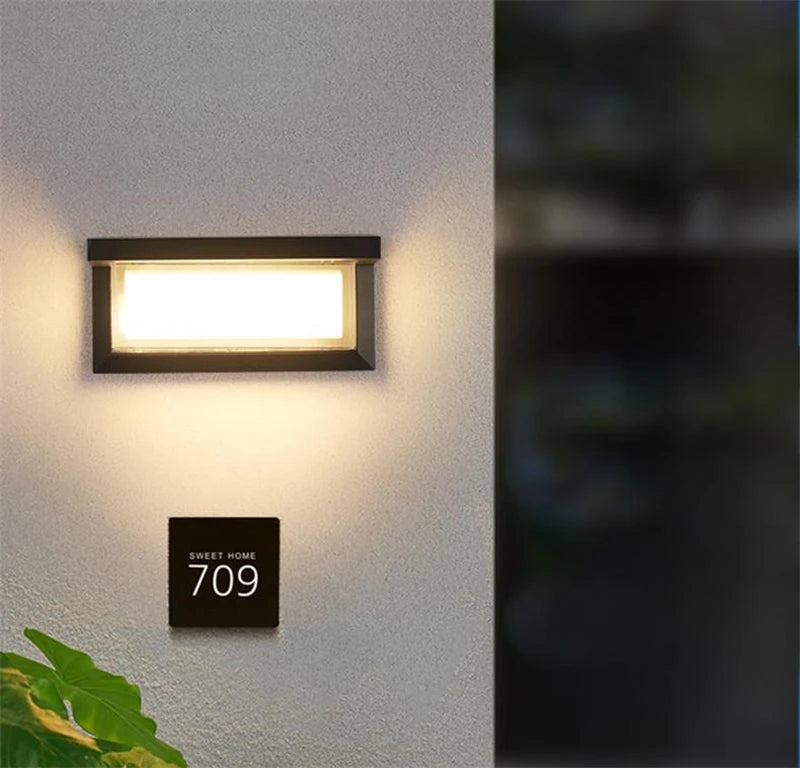 WIFI Outdoor LED Wall Lamp - Waterproof - APP - RGB Dimming