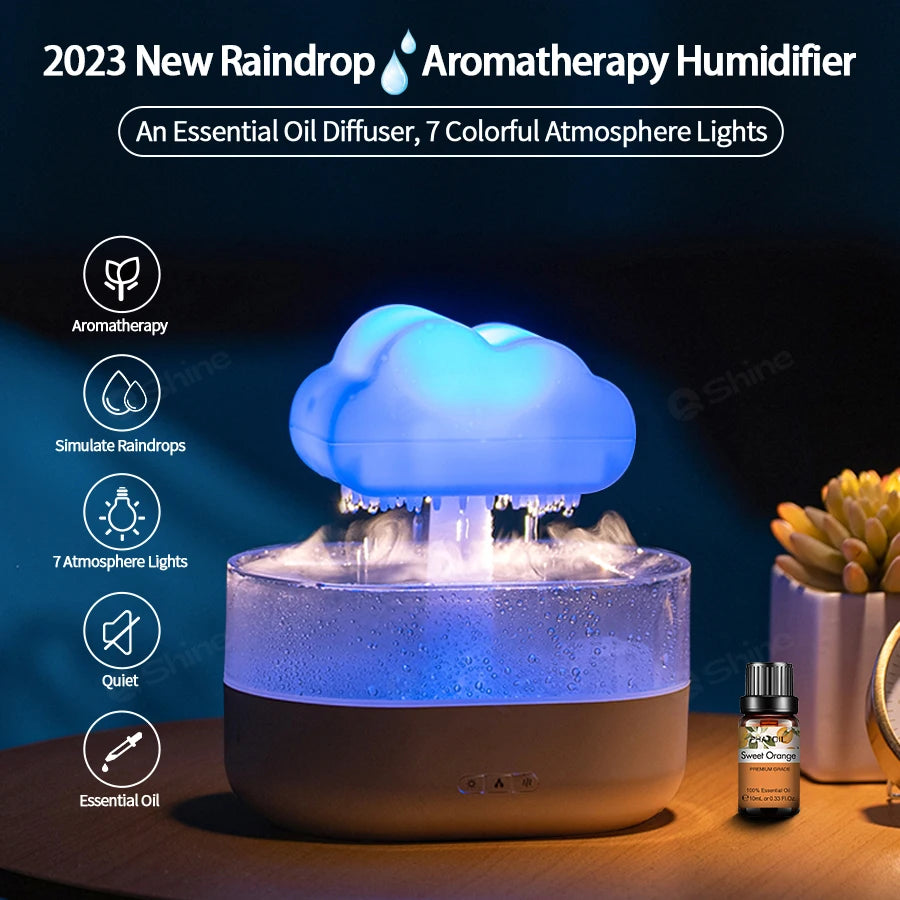 Aromatherapy - Rain Cloud - H2O Air Humidifier