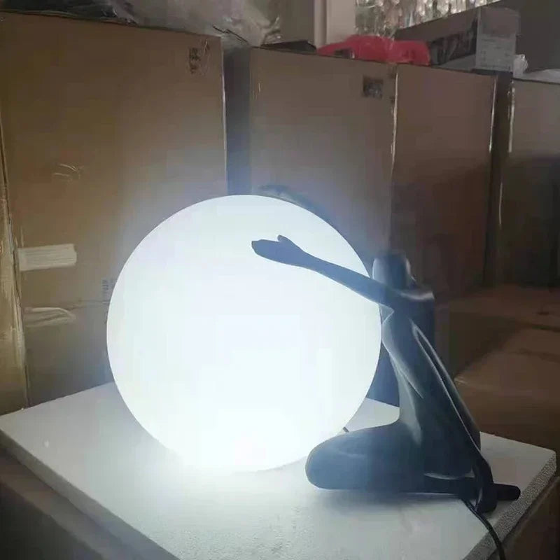 Creative Humanoid Sculpture Led Table Lamp