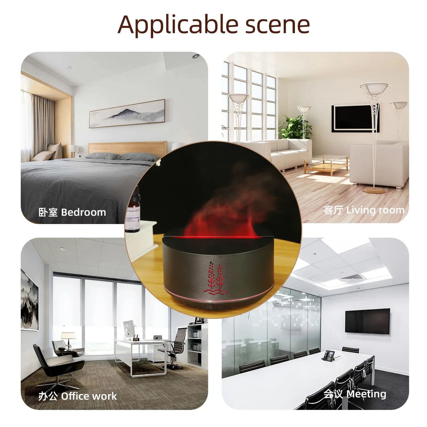 Aromatherapy Machine - Desktop Creative Essential Oil Night Light Fragrance