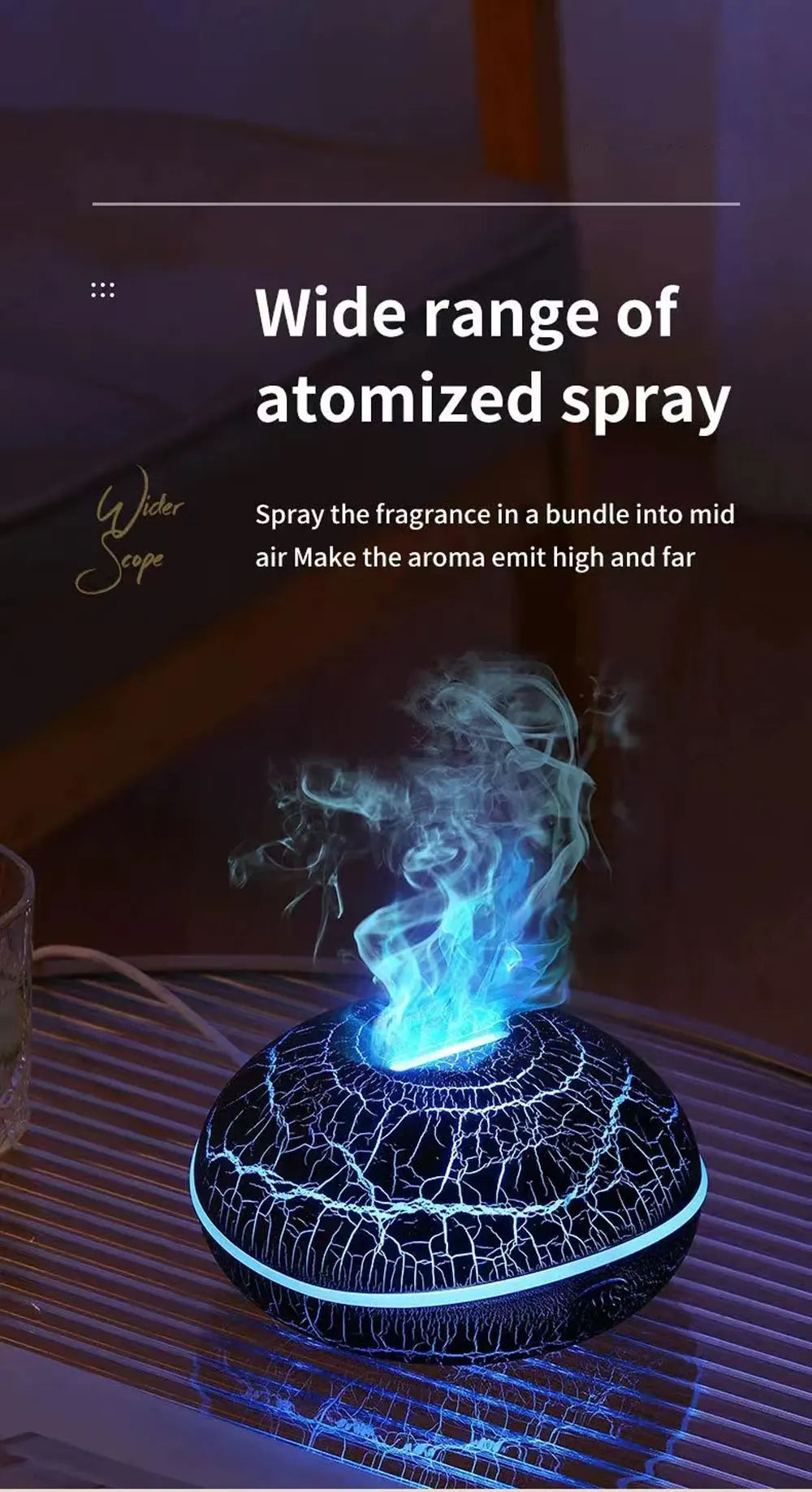 Colorful Simulation Flame Aromatherapy Machine