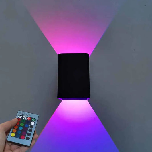 Multicolor Square Led Wall Lights - Dimmable