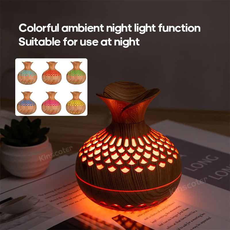 Wood Grain USB Aroma Diffuser