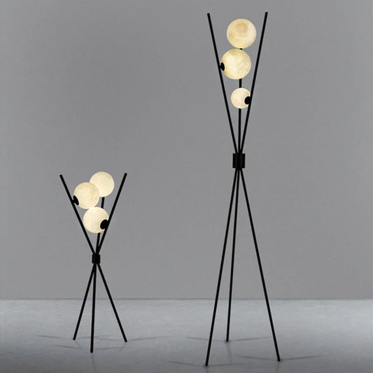 Moon Iron Tripod Floor Lamps