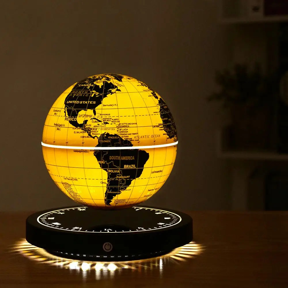 Magnetic Levitation Globe With LED || D4