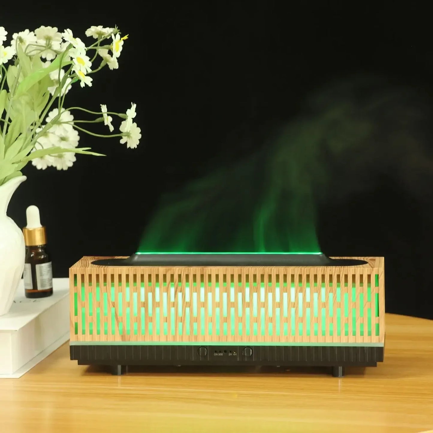 2024 New Fireplace Flame Humidifier - Simulated Flame Aromatherapy Machine