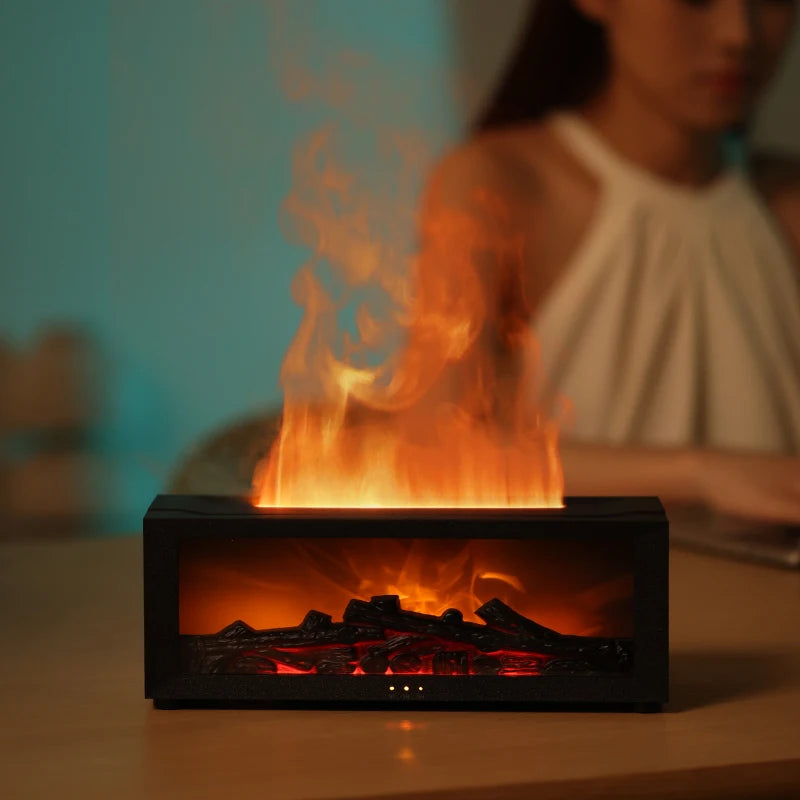 Fireplace - Simulated flame aromatherapy