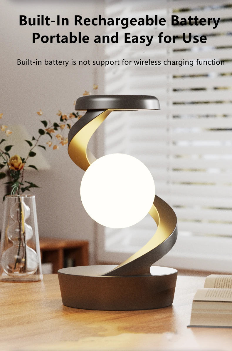 Creative Table Lamp with 15W Wireless Charger