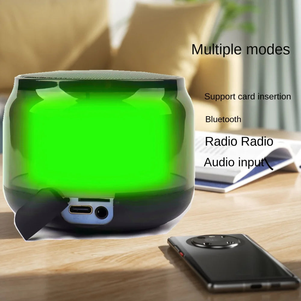 Night Light - Bluetooth Speaker - 3D Stereo Sound - RGB Night Light