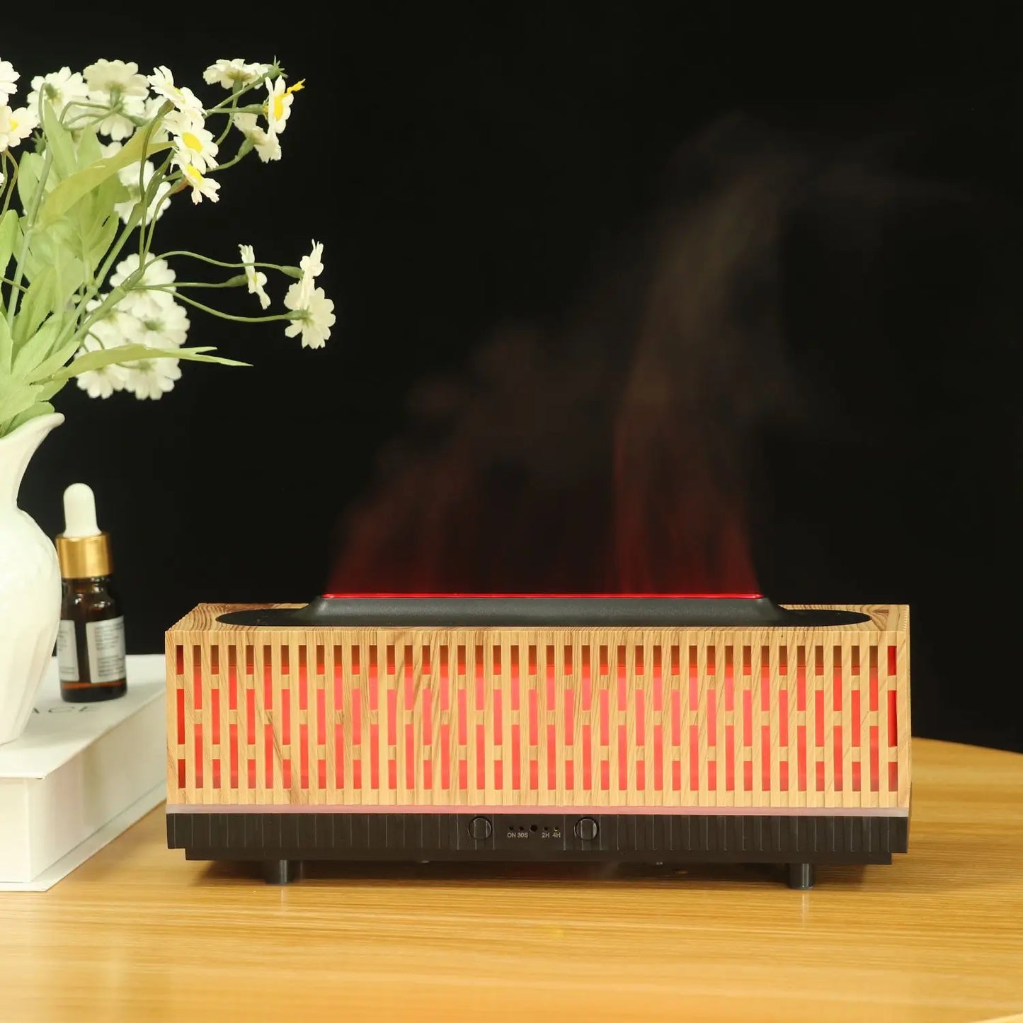 2024 New Fireplace Flame Humidifier - Simulated Flame Aromatherapy Machine