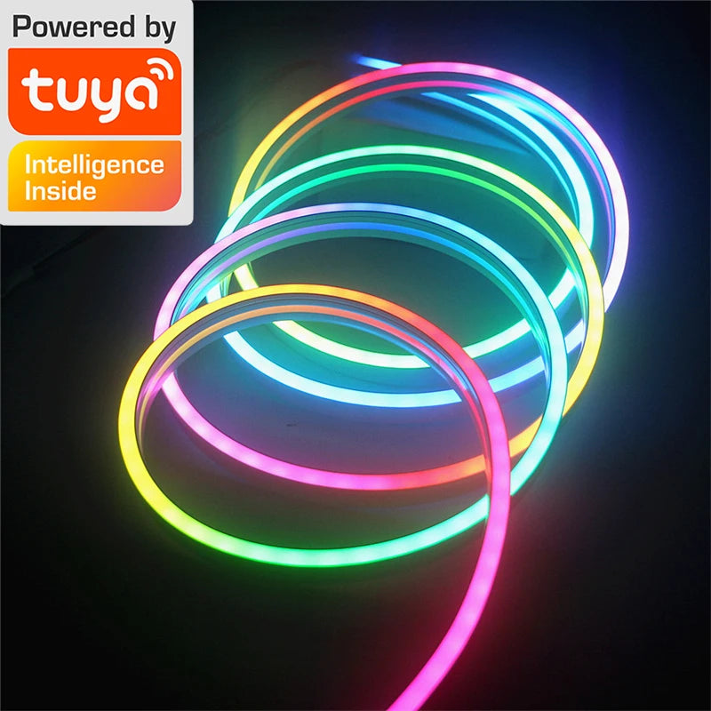 TUYA LED Neon Strip Lights - compatible with Alexa