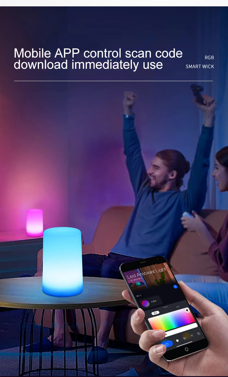 Bluetooth Smart Nightlight - App - Alexa - Google - Voice Assistant