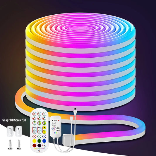 RGB Neon Decorative Led Lights strip, 108LEDS/M IP68