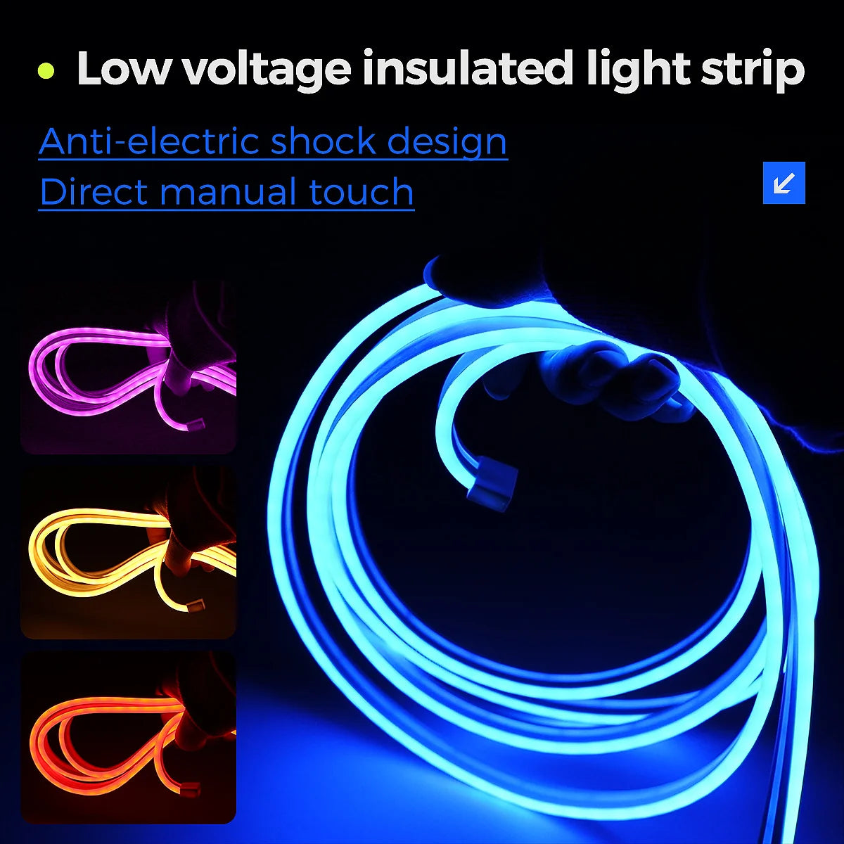 Flexible Led Neon RGB Rope Light - Music Sync - App Control