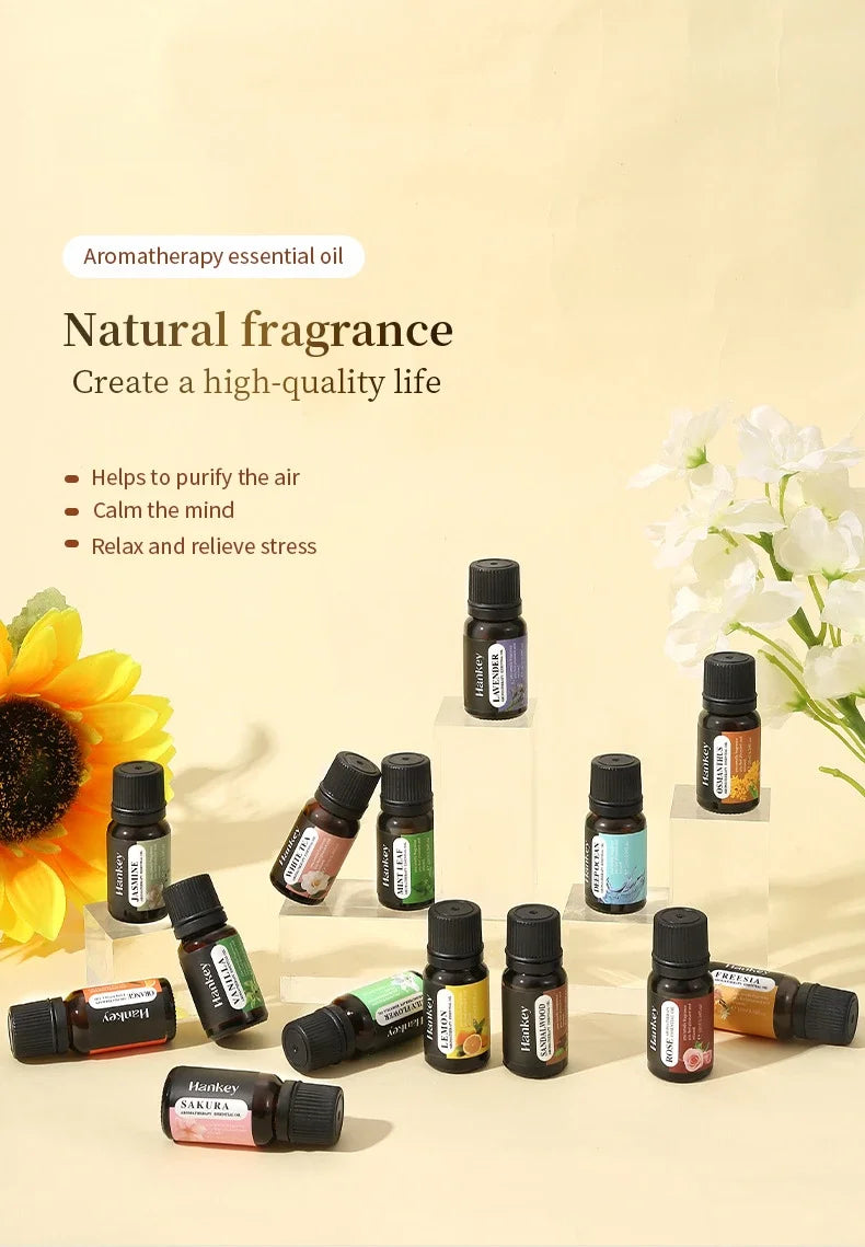 10ml Water-Soluble Aromatherapy Oil - Multiple Scents