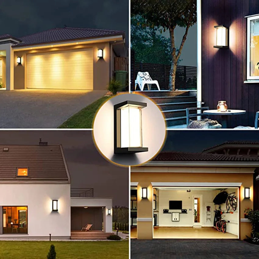 WIFI Outdoor LED Wall Lamp - Waterproof - APP - RGB Dimming